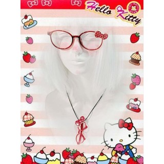 ((Photo Handy Tool) Khung kính màu đỏ hình mèo con dễ thương