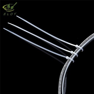 [ELOY] 100 Chiếc Thắt Lưng Trắng Đen Dây Cáp Zip Dây Tự Khóa Dây Buộc Cáp Nylon VN