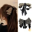 Kẹp Tóc Chuối Mới Nữ Nơ Mũ Chuối Kẹp Tóc Vải Hàn Quốc Nghệ Thuật Hairgrips Tóc Đơn Giản Barrettes Mũ Mới