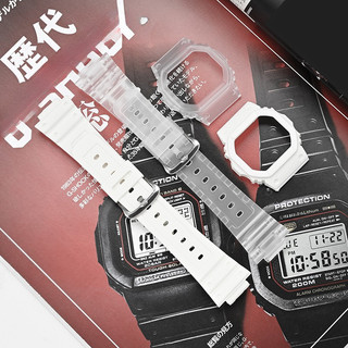 5600 5610 Tái Trang Bị Mod Bộ Dây Đeo Viền Đồng Hồ Cho Casio DW-5600 DW-5610 DW5600HR GW-M5610 GW-B5600 Ốp Lưng Cao Su Chống Thấm Nước Thể Thao Vòng Tay Nhựa Đen Dây Đeo Đồng Hồ Viền