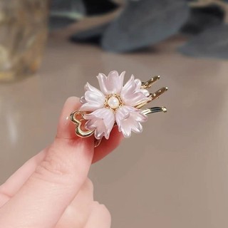 MAUROPOLI [Sẵn sàng] Kẹp tóc gãy hoa siêu cổ tích ngọt ngào Cổ tích nhỏ Lấy kẹp Mini Kích thước nhỏ Kẹp bên hông Nổ Clip Top Clip Mũ đội đầu Kẹp tóc