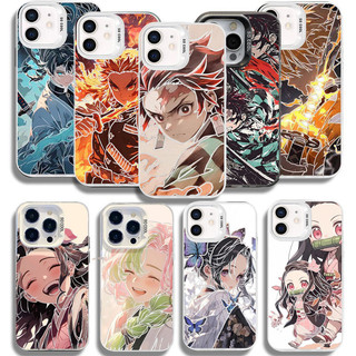 Ốp Lưng Dành Cho Samsung Galaxy A53 5G A23 A22 A31 A73 A51 A11 A21S A10 A03S A30 A20 A02 Ốp Lưng Anime Demon Slayer IMD Frosted 2 Trong 1 Glow Sang Trọng Cứng Matte