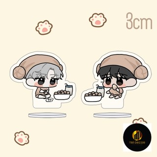 (Mini 3cm) Mô hình PASSION standee in hình BL boylove anime chibi tượng mica trang trí trưng bày