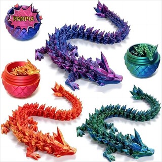 Pnpia 3D In Hình Rồng Trong Trứng Khớp Đầy Đủ Rồng Văn Phòng Nhà Xoay Rồng Trứng Khớp Quà Tặng Cho Trẻ Em Boutique
