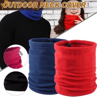 [Gou] Unisex Lông Cừu Cổ Ấm Hơn Mùa Đông Chống Gió Nam Nữ Đi Xe Đạp Chạy Ống Khăn Cho Mềm Nửa Mặt VN