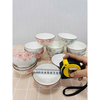 10 CHÉN NHỎ SỨ BÔNG 4D ( ĐỰNG CHÈ, NƯỚC TƯƠNG, NƯỚC MẮM) - 8.5CM