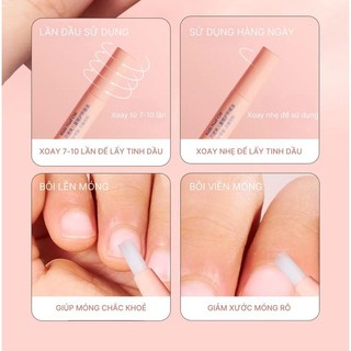 Dưỡng Móng Tay Dầu Dưỡng Móng Bổ Sung Dưỡng Ẩm Keratin, Cải Thiện Hư Tổn Giữ Móng Luôn Mềm Mại Dùng Được Cho Mẹ Và Bé