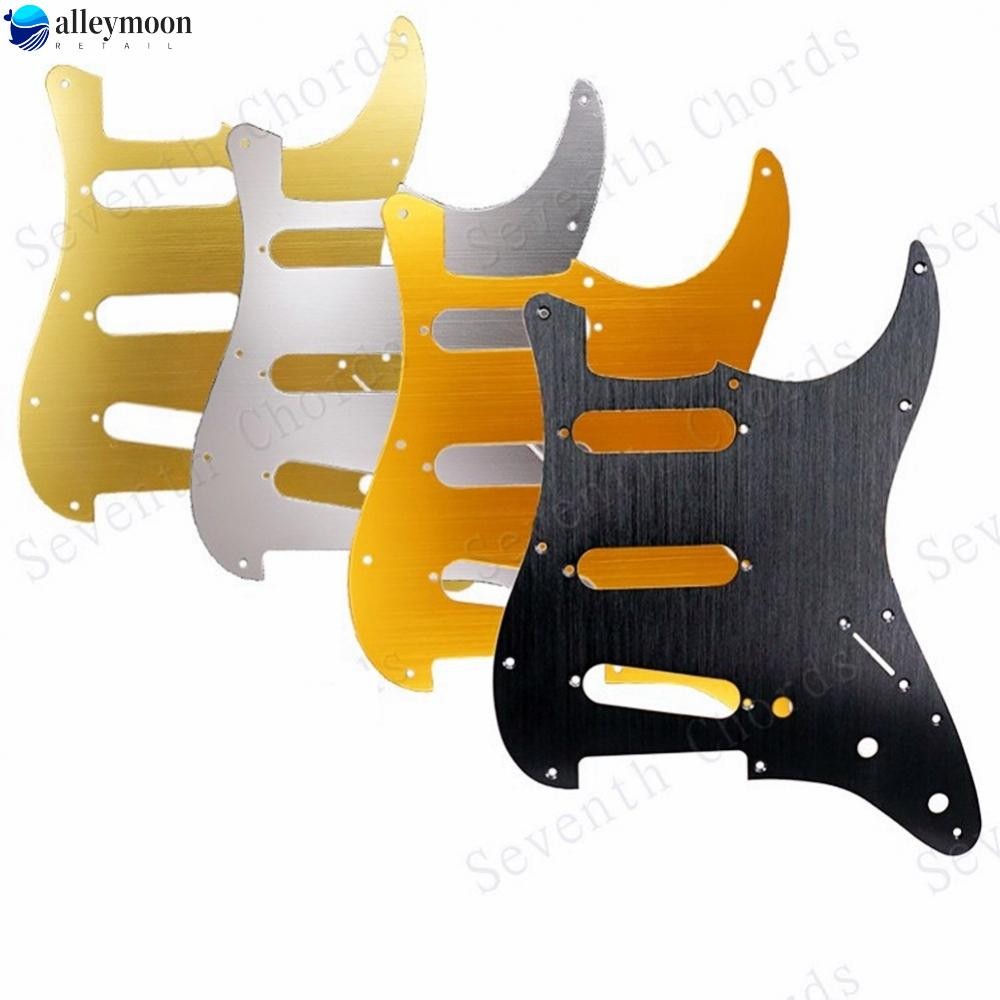 【LEYM】Guitar Pickguard Fittings Scratch Aluminum For Strat Electric Guitars Durable