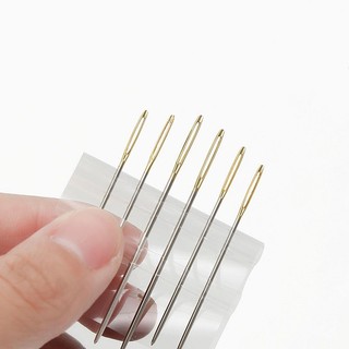 [120-051] Vỉ 6 Kim Thêu Tranh Chữ Thập, Thêu Vải, Thêu Tranh Canvas / Các Size Kim 4,5cm - 4,2cm - 4cm