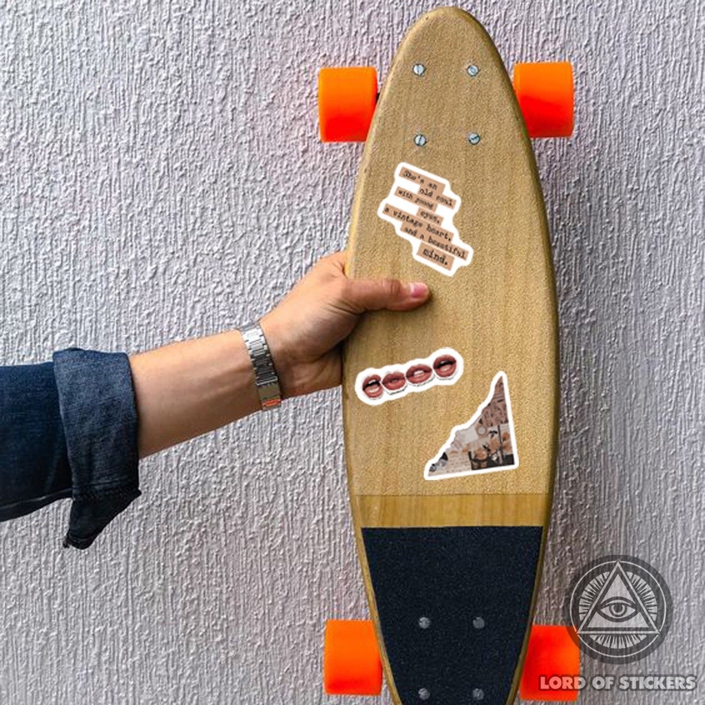 50 Hình Dán Sticker Graffiti Phong Cách Châu Âu Cổ Điển Cute