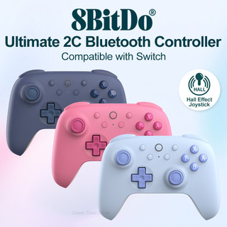8bitdo Ultimate 2C Bộ Điều Khiển Công Tắc Bluetooth Tay Cầm Chơi Game Không Dây NS Phụ Kiện Hiệu Ứng Hall Cần Điều Khiển Xúc Giác D-Pad