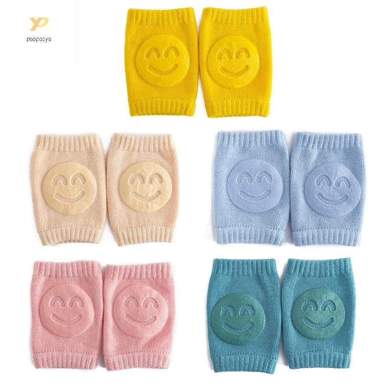 Ppy 1 Cặp Bé Bò Chống Trơn Trượt Kneepads Trẻ Sơ Sinh An Toàn Khuỷu Tay Đệm Tập Đi Giữ Ấm Chân Hỗ Trợ Đầu Gối Bảo Vệ Đầu Gối