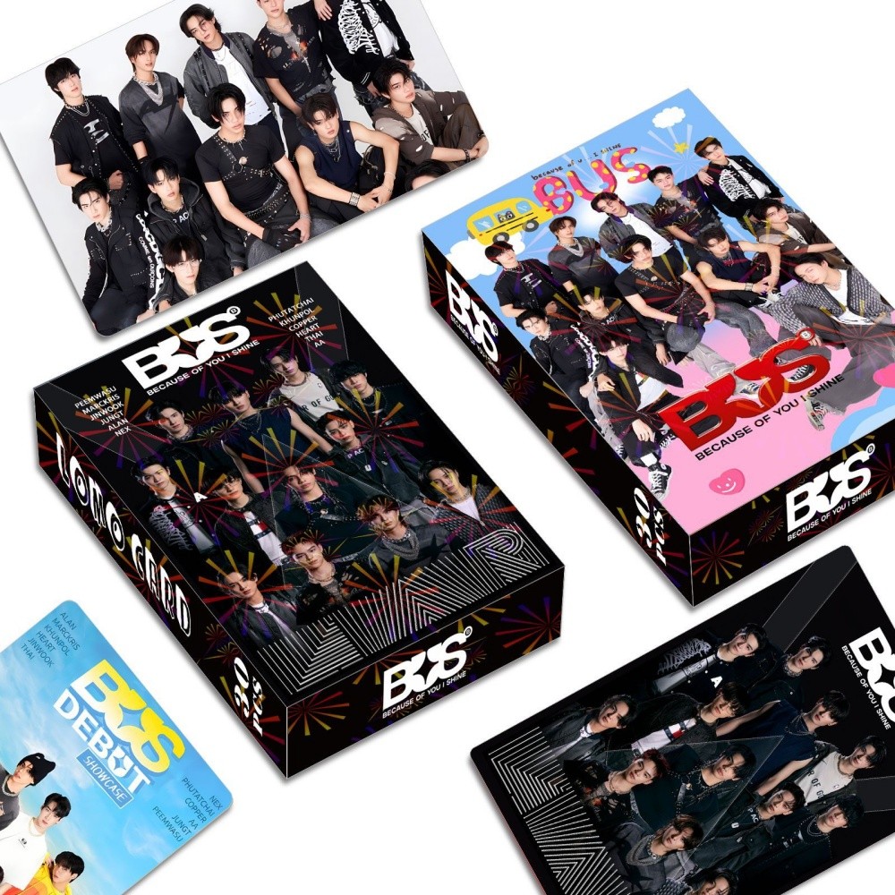 30-55 chiếc BUS vui vẻ nhớ bạn Photocards Biến áp vì bạn tôi tỏa sáng Lomo Card marckris đồng AA phutatchai khunpol trái tim peemwasu alan nex Thái jung Bưu thiếp