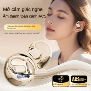 Tai nghe Bluetooth không dây Earhook Loại mở Không dẫn truyền xương trong tai Tai nghe tuổi thọ pin dài