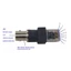 Exhila BNC sang RJ45 Adapter BNC Nữ sang RJ45 Đầu nối đực để kiểm tra và kiểm tra cáp đồng trục