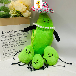 Plus Blox Fruit Game Đồ chơi sang trọng Bí mật Staycation Đồ chơi sang trọng Edamame Búp bê gia đình Đậu nành Plushie Gối lấp đầy mềm Động vật Quà tặng sinh nhật cho trẻ em