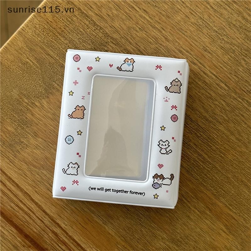 SSVN 3 Inch 40 Khe Cắm Thẻ Ảnh Đựng Thẻ Kpop Chất Kết Dính Thần Tượng Bưu Thiếp Lomo Card Album Ảnh Bộ Sưu Tập Thẻ Chất Kết Dính Photocards.
