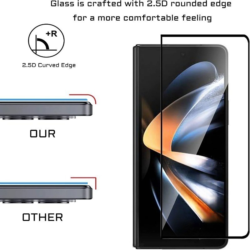 Asus ROG Điện Thoại 100D HD Đen Edge Kính Cường Lực Cho Asus ROG Phone II 9 8 7 6D 6 5s 5 3 ZS660KL Pro FE Ultimate Strix Chống Trầy Xước Bảo Vệ Màn Hình Điện Thoại Chống Cháy Nổ