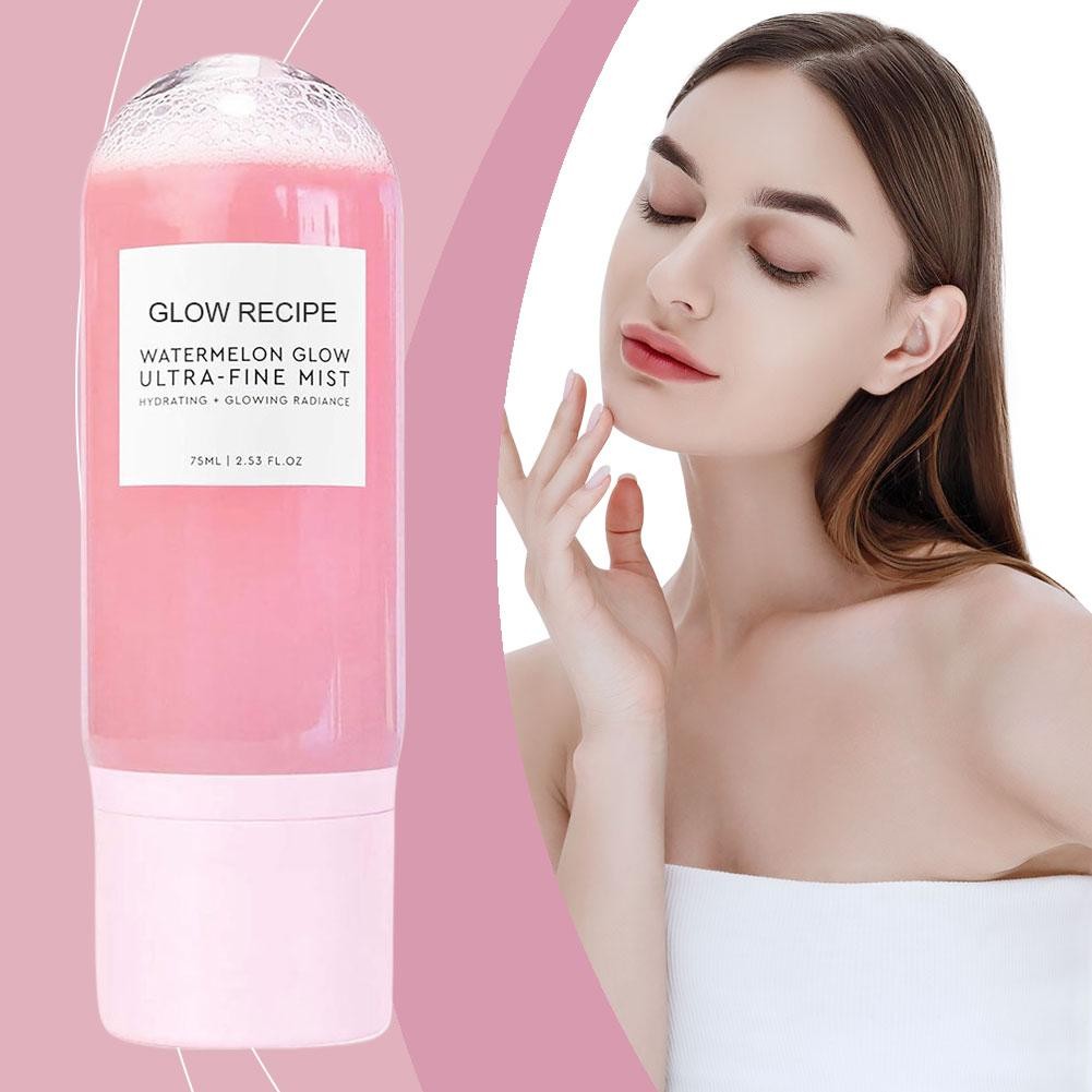 75ml Di Động Dưa Hấu Tự Nhiên Dưỡng Ẩm Sương Trang Điểm Nước Chăm Sóc Da Mặt Xịt Da C6w3