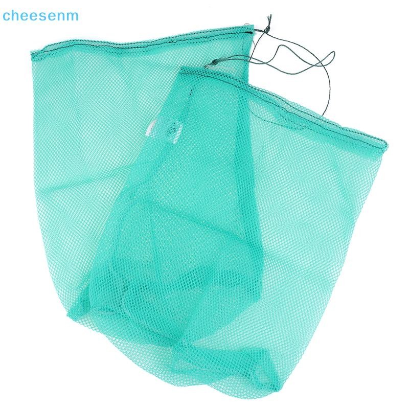 Cheenm Dây Rút Ngoài Trời Túi Lưới Câu Cá Độ Cứng Nylon Có Thể Gập Lại Chống Mài Mòn Giỏ Câu Cá Và Bảo Vệ Cá Xanh Lồng Câu Cá VN
