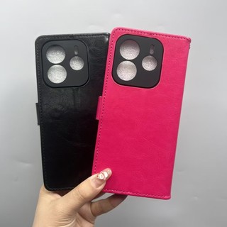 Redmi NOTE 14 4g 24117RN76G 24117RN76O Vỏ da silicon chống rơi chống cháy nổ cạnh mềm ví thẻ khóa từ tay cầm dây hộp đựng LA0B PLBD