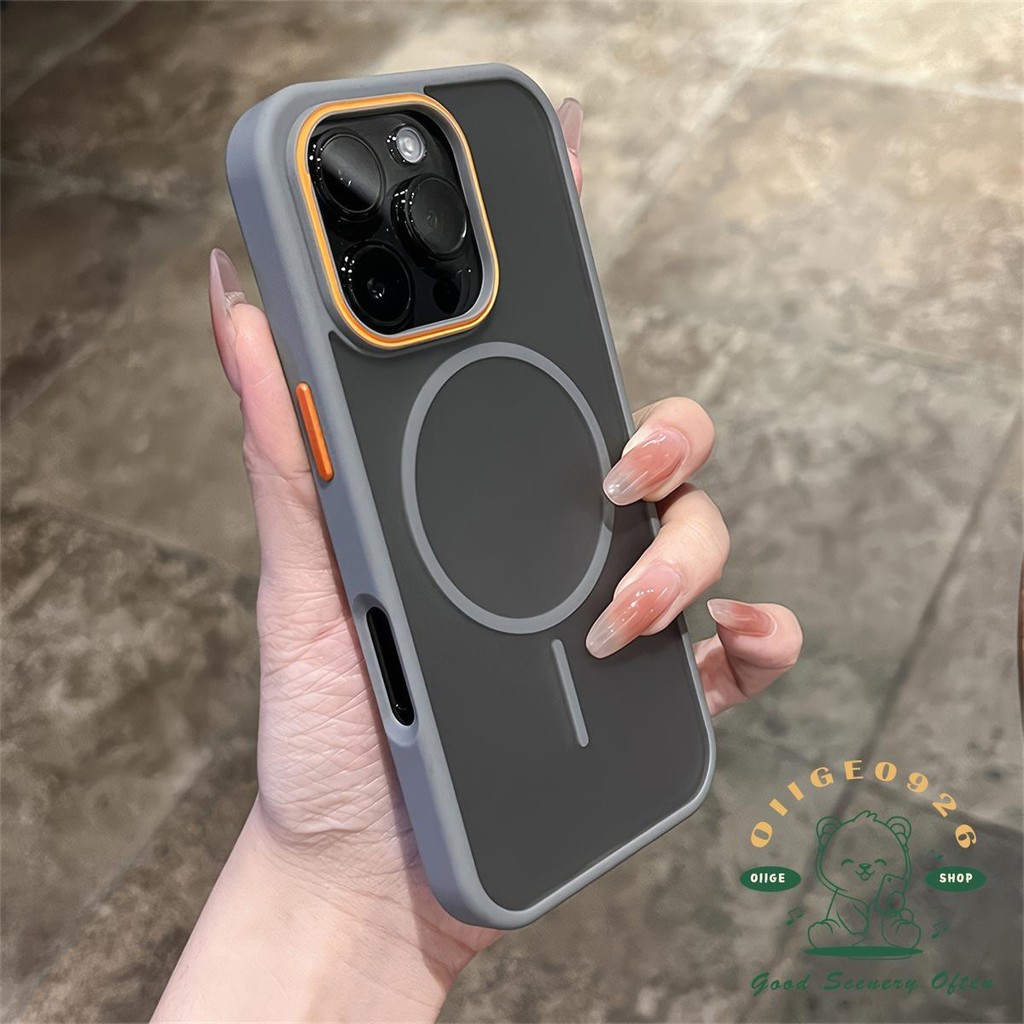 Tẩy tế bào chết cảm giác da từ tính Vỏ điện thoại iphone16 Pro Max 15 14 13 12 11 vỏ cho vỏ iPhone vỏ mềm TPU chống sốc