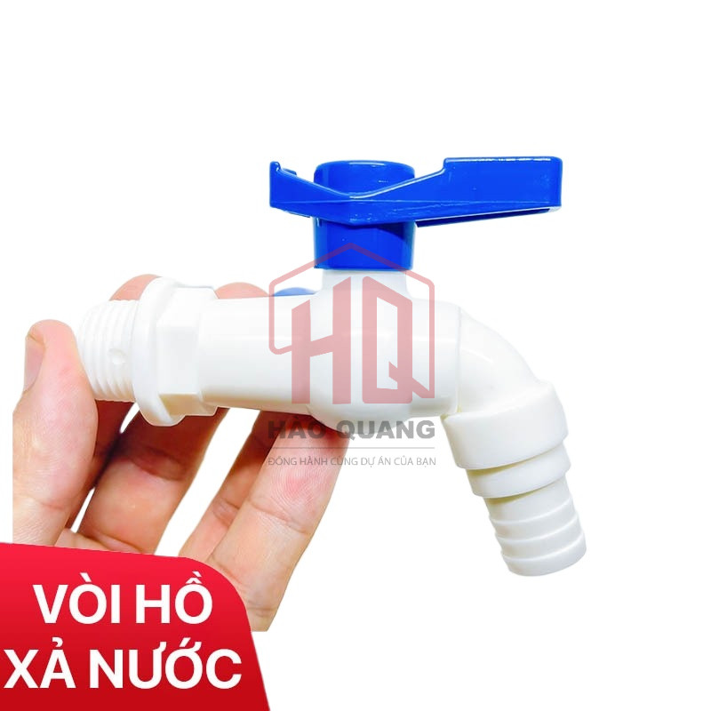Vòi Xả Nước Nhựa Ren 21/27 – Vòi Nước Tưới Cây, Rửa Xe,  Lắp Nhanh