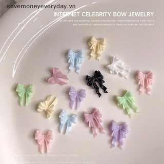 [savemoneyeveryday] 50 Phụ kiện nghệ thuật làm móng tay nơ gợn sóng dài 2 kích cỡ Nơ ruy băng đầy màu sắc 3D Nhựa Móng tay quyến rũ Trang trí móng tay Nhật Bản Phụ tùng dễ thương Ruy băng [vn]