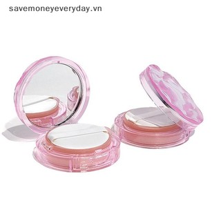 [savemoneyeveryday] Hộp phồng đệm khí rỗng Hộp đựng mỹ phẩm có gương Bb Cream Hộp đựng mỹ phẩm kèm dụng cụ trang điểm xốp [vn]