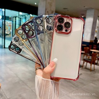 Honor 100 Ốp lưng điện thoại dành cho Honor 200 100 90 80 70 60 50 SE Pro Ốp lưng bảo vệ máy ảnh mạ điện màu mềm gây sốc TPU trong suốt