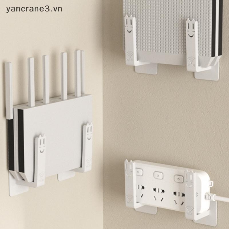 {YAN3} Bộ định tuyến treo tường đa năng bán chạy & Hộp đựng hàng đầu - Kệ lưu trữ đa năng không khoan có móc thiết thực {yancrane3.vn}
