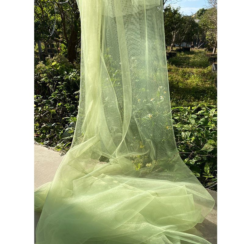 Lưới Mềm Vải Màu Hồng Gạc Vải Trang Trí Đám Cưới Vải Gạc Vải Handmade diySoft Lưới Vải, Vải lưới màu hồng, trang phục đám cưới20250512