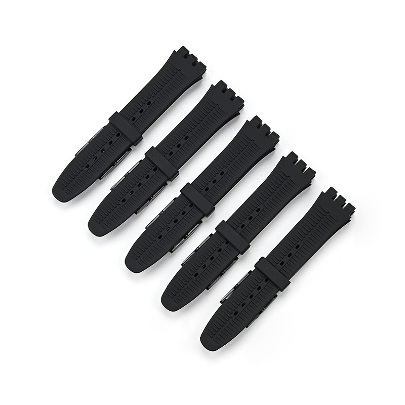 Dây đồng hồ silicon thay thế cho Swatch 16mm/17mm/19mm/20mm, nhiều màu, phù hợp nam nữ