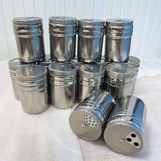 [Giá Xưởng] Lọ Đựng Tăm/Hạt Tiêu Inox 304 Cao Cấp – Chống Gỉ, An Toàn Vệ Sinh, Nắp Xoay Tiện Dụng