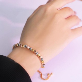 Thời Trang Thép Titan Vòng Tay Có Thể Điều Chỉnh Hạt Vòng Tay Ins Niche Thiết Kế Vòng Tay Thời Trang Cho Nữ Cô Gái Quà Tặng Phụ Kiện Trang Sức