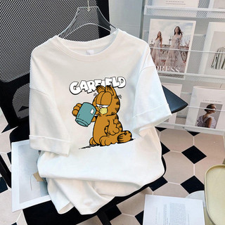 HIIXIIVI Mới 100% Cotton Thương Hiệu Địa Phương Cotton Rời Tay Ngắn Áo Thun Nữ In Hình Đồ Họa Lớn Oversize Cổ Tròn Tee