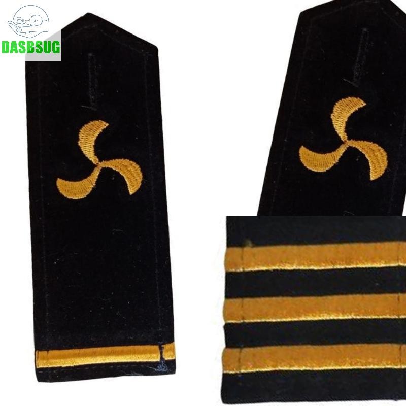 Dasbsug Captain Epaulettes Sọc Phụ Kiện Vai Cho Đồng Phục Phim Truyền Hình Chơi Vai Ban Trang Sức Vai