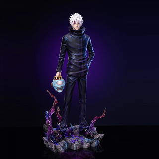 33cm Lx Jujutsu Kaisen Gojo Satoru Nhân vật hành động Pvc với 2 đầu