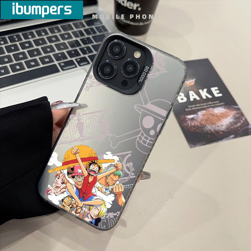 ibumpers Ốp Lưng IPhone Xinh Họa Tiết Một Mảnh Độc Đáo Ốp Điện Thoại IMD Cứng Trơn Chống Bẩn Chống Sốc Cho IPhone 16 15 14 12 13 11 Pro Max