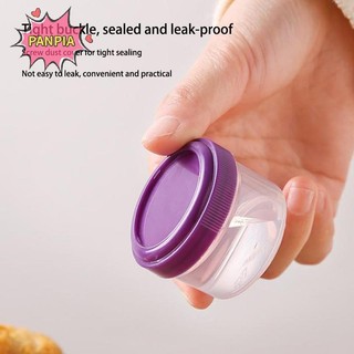 Pnpia 4 35ml Salad Hộp Đựng Để Đi Nhựa Xoắn Top Nước Sốt Gia Vị Hộp Đựng Có Nắp Hộp Cơm Trưa Phụ Kiện Boutique
