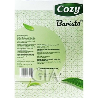 Bột trà xanh, bột matcha Cozy Barista gói 200g - pha matcha latte