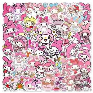 50 Nhãn Dán My Melody Sticker Cute Nhân Vật Hoạt Hình Dễ Thương