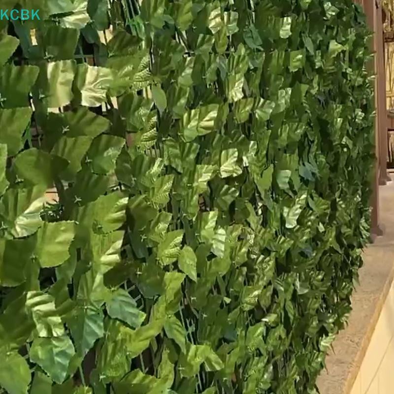 [Kc] Tấm hàng rào lá xanh nhân tạo Ivy Hedge Màn hình hàng rào bảo mật giả cho gia đình Trang trí ban công sân vườn ngoài trời 0,5X3m [BK]
