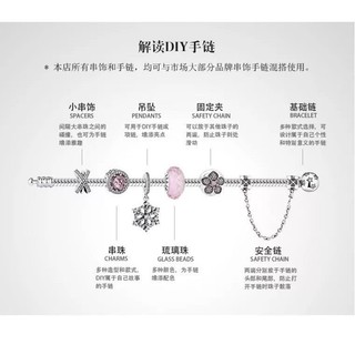 Hàng Spot 925 sterling bạc trái tim vòng tay tròn rắn đa kích thước