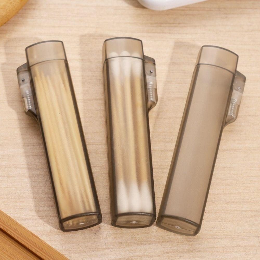 Hộp lưu trữ MONOSTYLE, Hộp tăm trong suốt phân loại, Hộp hoàn thiện vật thể Mini di động Du lịch gia đình