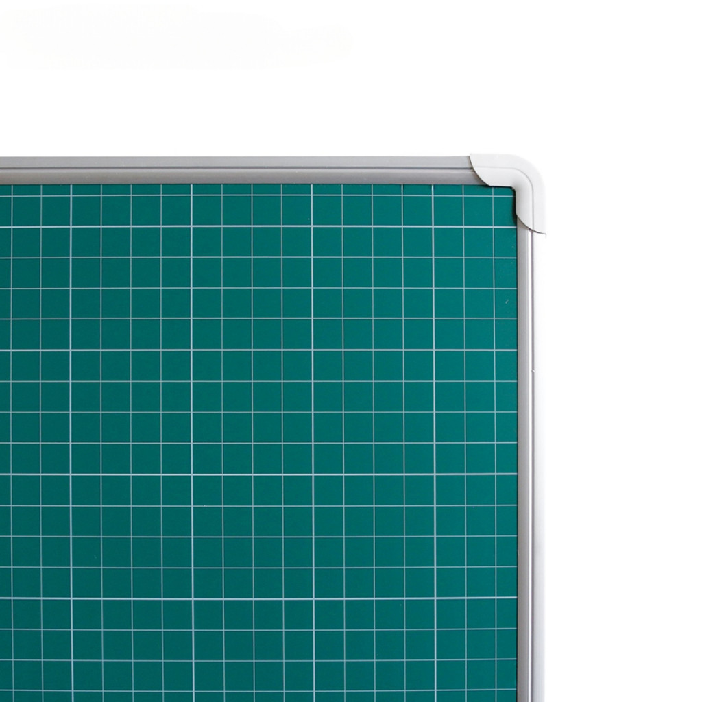 Bảng từ xanh kẻ 4 ô ly tiểu học 60x40cm.