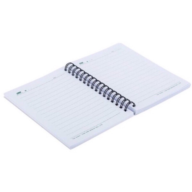 Sổ ghi chép kẻ ngang, gáy lò xo khổ A6 200 trang Pgrand Trí Minh