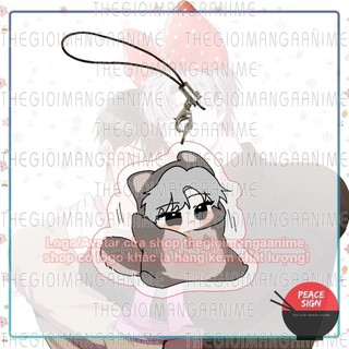 Móc dây treo điện thoại PASSION in hình BL boylove anime chibi mica acrylic móc khóa xinh xắn