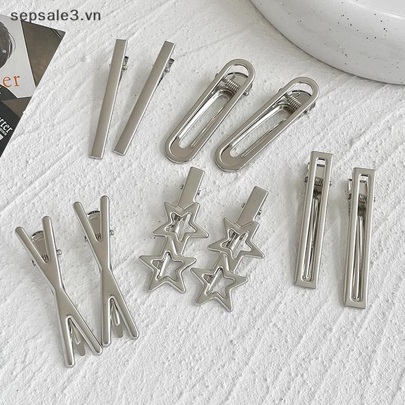 # Vn # 3 Kẹp Tóc Kim Loại Thời Trang Ngọt Ngào Chống Trượt Kẹp Tóc Hình Học Rỗng Kẹp Tóc Nữ Barrettte.