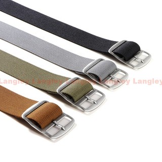 Cổ Điển NATO Nylon Dây Đeo Đồng Hồ 20mm ZULU Nylon Dây Đeo Đồng Hồ Vải Nylon Dây Đeo Một Vòng Đa Năng Đồng Hồ Thông Minh Thay Thế Cho Nam Nữ